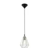 EGLO Tarbes Hanglamp - E27 - Ø 17,5 cm - Grijs
