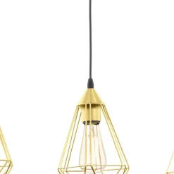 Hanglampen-EGLO Tarbes Hanglamp - E27 - 79,5 cm - Goud