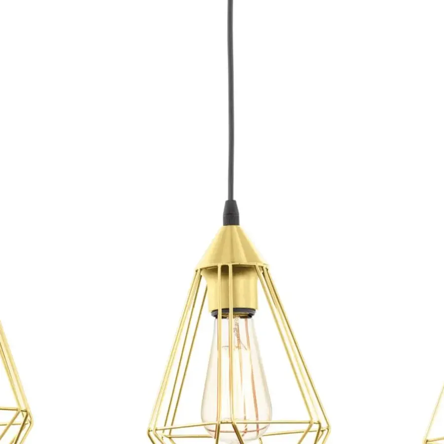 Hanglampen-EGLO Tarbes Hanglamp - E27 - 79,5 cm - Goud