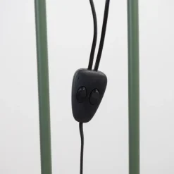 Staande Lampen-EGLO Tilston Vloerlamp - E14 - 142.5 cm - Groen - Kantelbaar