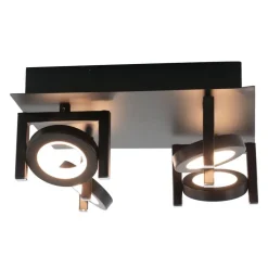 EGLO Trastanello Opbouwspot - LED - 4 lichts - Zwart