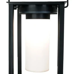 EGLO Usigni Solar Tafellamp - 28 cm - Zwart/Wit
