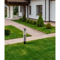 EGLO z_solar tuinverlichting zonne-energie - prikspot - set 5 x LED - RVS