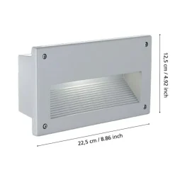 EGLO Zimba Wandlamp - E14 - 22.7 cm - zilver