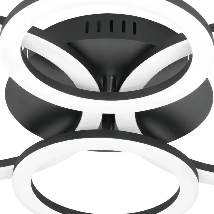 EGLO connect.z EGLOconnect.zParrapos-ZSmartPlafondlamp-61,5cm-Zwart/Wit