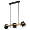 EGLO HornwoodHanglamp-E27-78cm-Zwart/Crème/Bruin