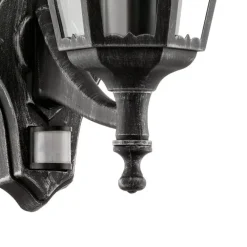 EGLO NavedoWandlampBuiten-E27-42,5cm-Sensor-Zwart