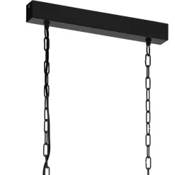 Hanglampen-EGLO OldburyHanglamp-3-Lichts-E27zwart/bruin