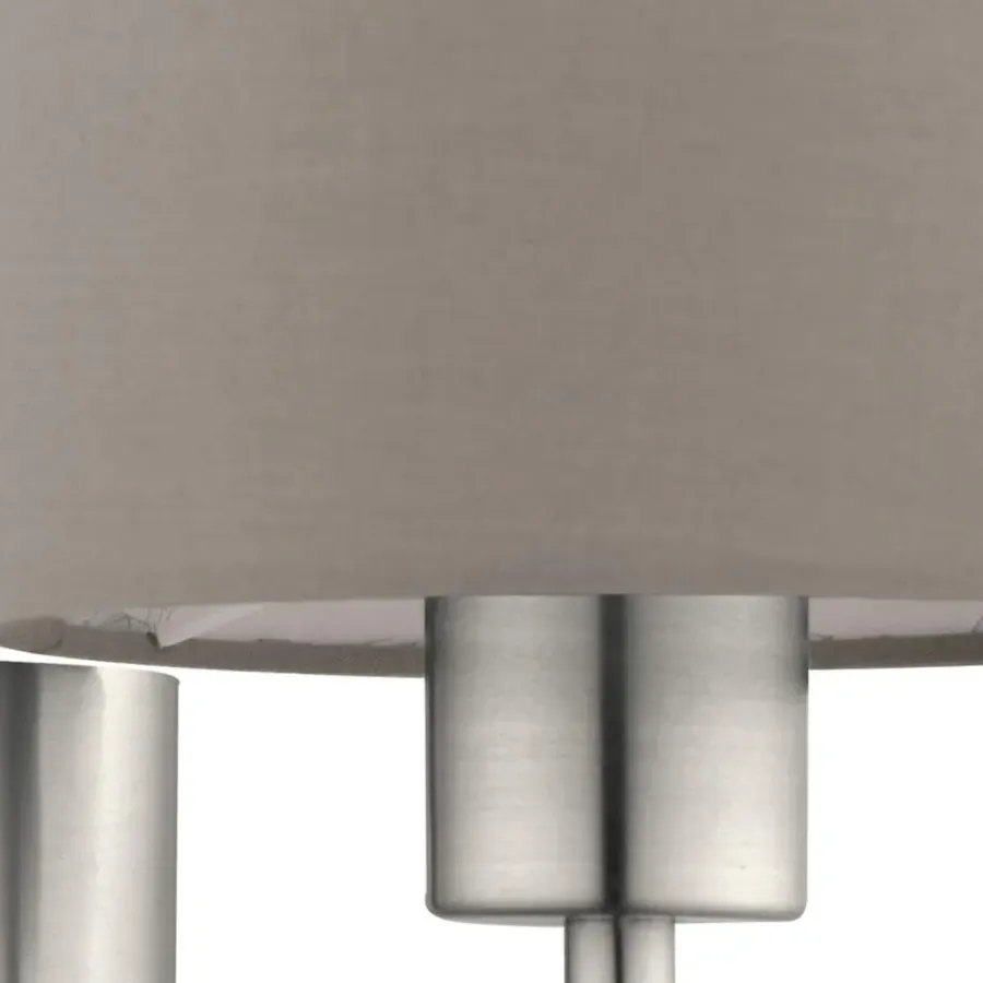 Wandlampen-EGLO Pasteri-Wandlamp-1Lichts-Nikkel-Mat-Taupe