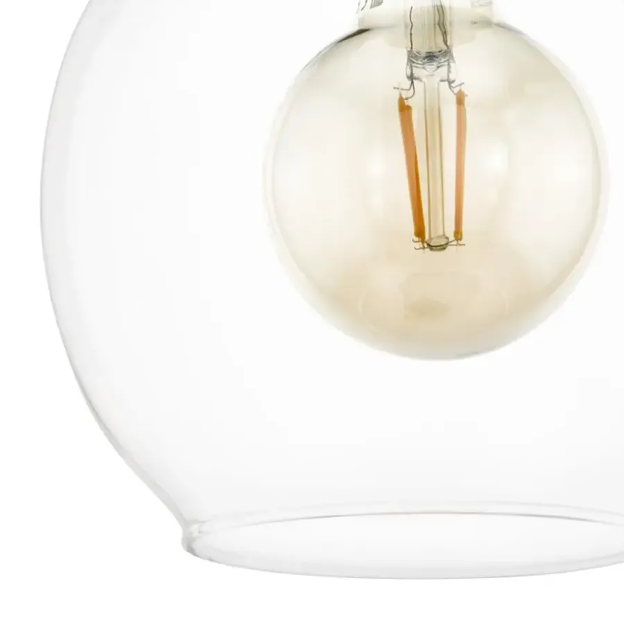 EGLO RodingWandlamp-E27-35cm-Zwart/Bruin