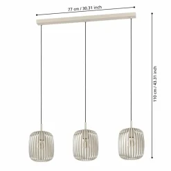 EGLO RomazzinaHanglamp-E27-90cm-Zandkleur