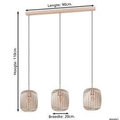 EGLO RomazzinaHanglamp-E27-90cm-Zandkleur
