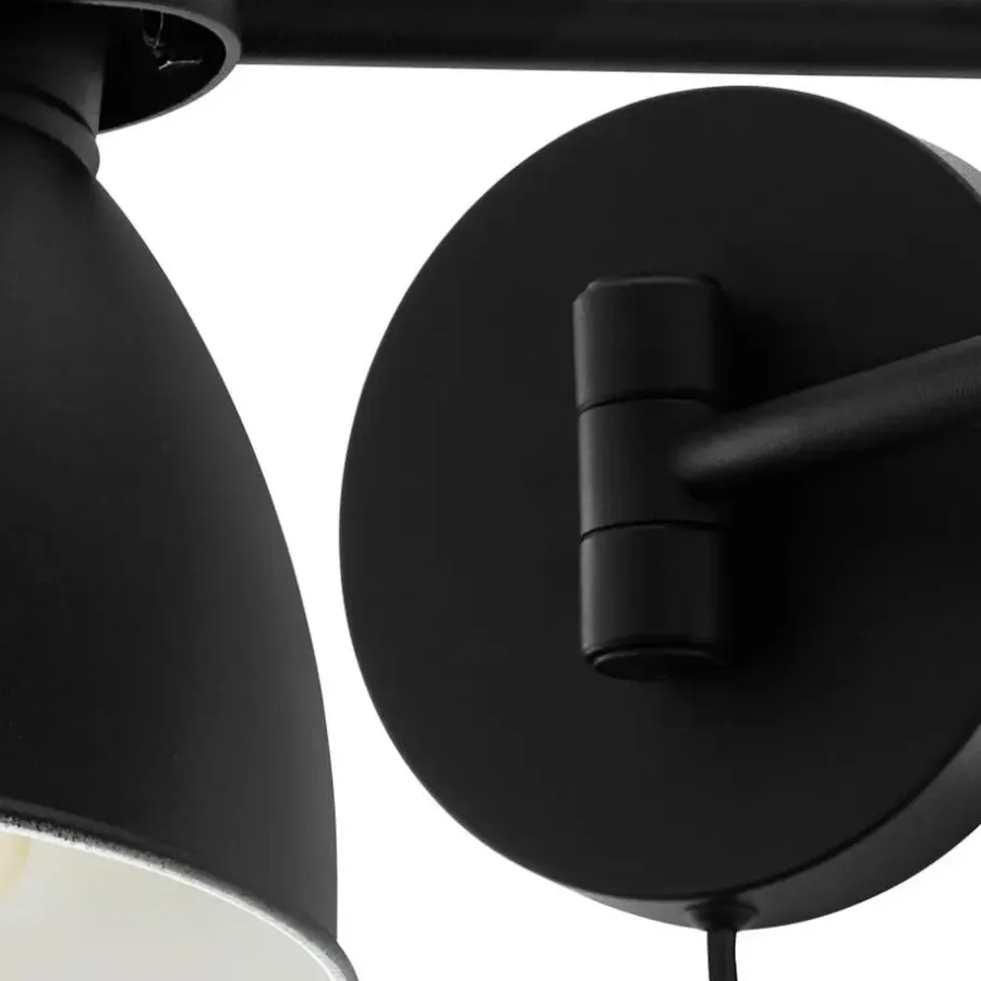 Wandlampen-EGLO SanPeriWandlamp-E27-30cm-Zwart