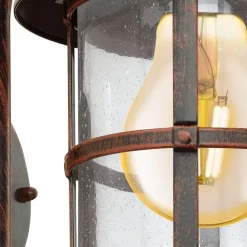 Wandlampen-EGLO SanTelmo-Buitenverlichting-Wandlamp-Antiek-Bruin-Helder