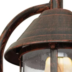 Wandlampen-EGLO SanTelmo-Buitenverlichting-Wandlamp-Antiek-Bruin-Helder