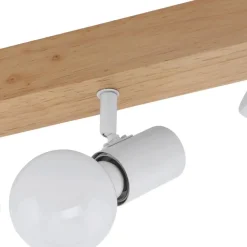 EGLO Townshend3-Plafondlamp-3-lichts-E27-eikenhout/wit