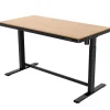 Bureaus-Euroseats Elektrisch verstelbaar bureau / thuiswerkplek - 140x70 cm - Whitewash eiken - Z
