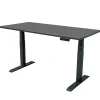 Zit-Sta-Bureaus-IVOL Elektrisch verstelbaar bureau - 180x80 cm - Dual motor - Zwart / Antraciet