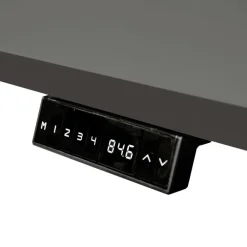 Zit-Sta-Bureaus-IVOL Elektrisch verstelbaar bureau - 180x80 cm - Dual motor - Zwart / Antraciet