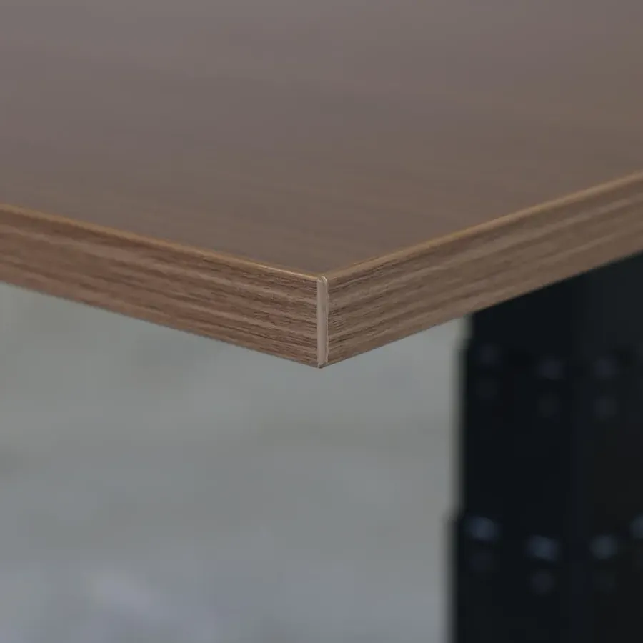 Zit-Sta-Bureaus-Sedero Elektrisch verstelbaar bureau - 160x80 cm - Dual motor - Zwart / Donker eiken