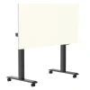 Bureaus-Euroseats Elektrisch verstelbaar, opklapbaar en verrijdbaar bureau - 180x80 cm - Zwart
