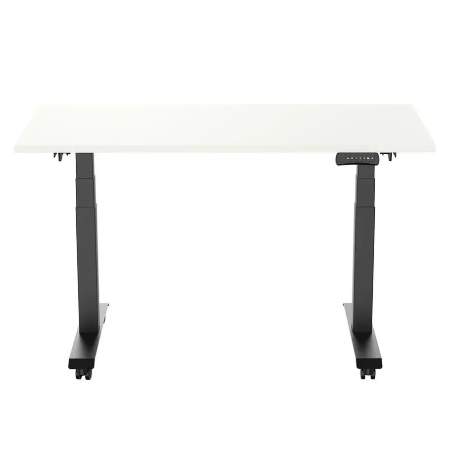 Bureaus-Euroseats Elektrisch verstelbaar, opklapbaar en verrijdbaar bureau - 180x80 cm - Zwart