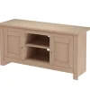 Loft24 Emerald - TV-meubel met 2 eiken spaanplaatdeuren