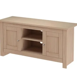 Loft24 Emerald - TV-meubel met 2 eiken spaanplaatdeuren