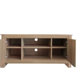 Loft24 Emerald - TV-meubel met 2 eiken spaanplaatdeuren