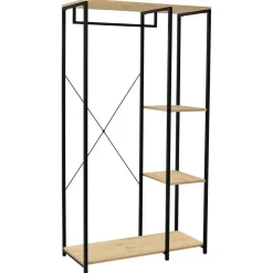 Emob Exclusive Emob Design Kledingrek Alizee - 90x40x167cm - met kledingroede & 2 legplanken