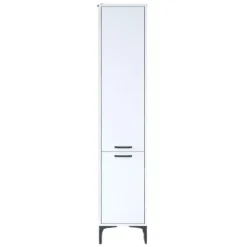 Hoge Kasten-Emob Multifunctionele kast Woody Fashion - 40 x 40 x 199 cm - Wit