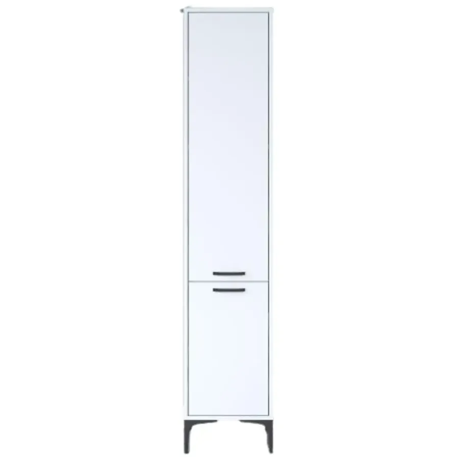 Hoge Kasten-Emob Multifunctionele kast Woody Fashion - 40 x 40 x 199 cm - Wit