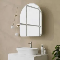 Spiegelkasten-Emob Spiegelkast Woody Fashion - 50 x 12 x 45 cm - Wit