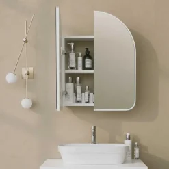Spiegelkasten-Emob Spiegelkast Woody Fashion - 50 x 12 x 45 cm - Wit