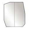 Spiegelkasten-Emob Spiegelkast Woody Fashion - 50 x 12 x 45 cm - Zwart