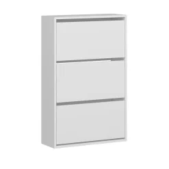 Schoenenkasten-Emob Woody Fashion Schoenenkast - 18mm Dik, 70x109x25cm - Wit