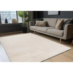 Lalee Emotion Vloerkleed Fluffy - Superzacht 200x290 cm wit
