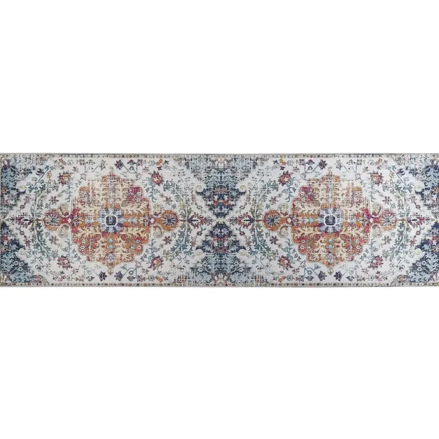Tapijtlopers En Keukenlopers-Beliani ENAYEM - Loper - Multicolor - 60 x 200 cm - Polyester