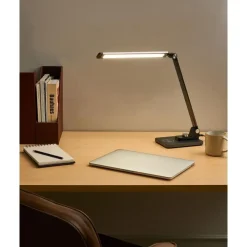 Bureaulampen|Bureaulampen-Leen Bakker ENIF - Bureaulamp LED - Zwart - Aluminium/Synthetisch materiaal
