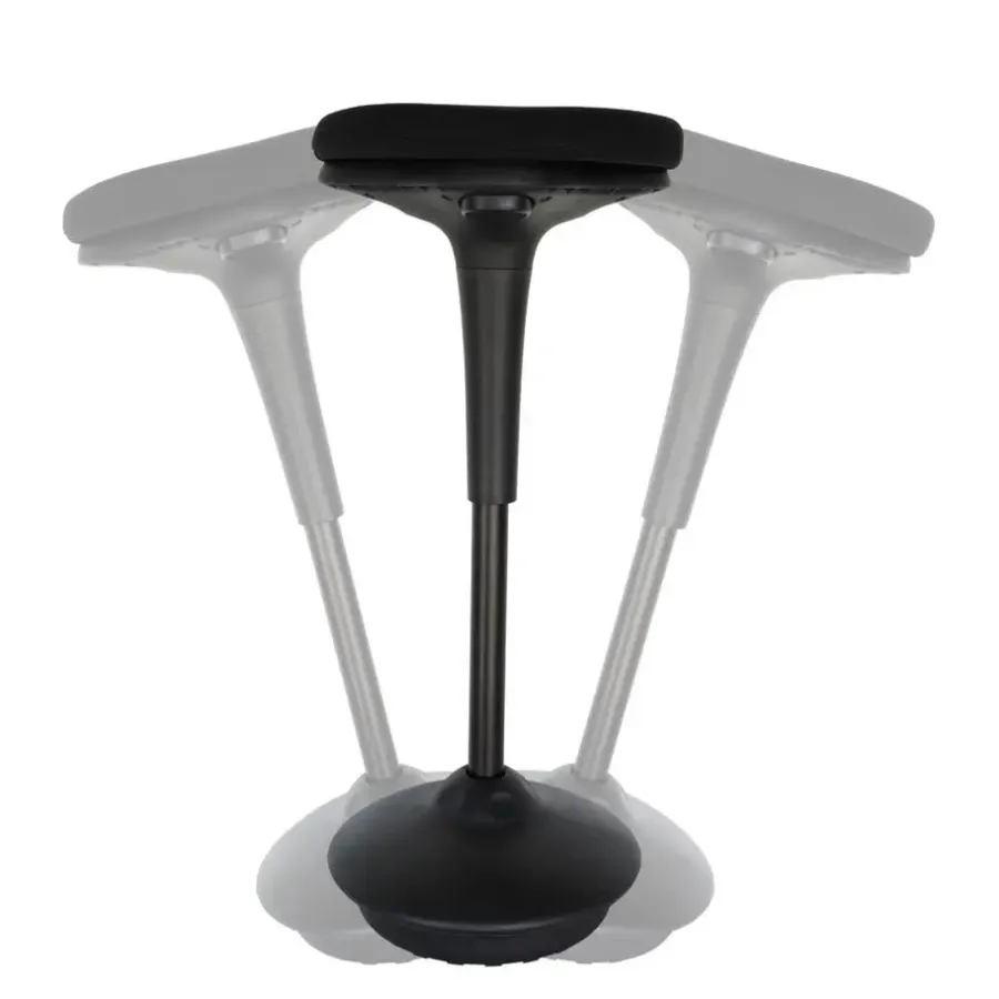 Sedero Ergonomische zit-sta kruk / wiebelkruk Base - Zwart