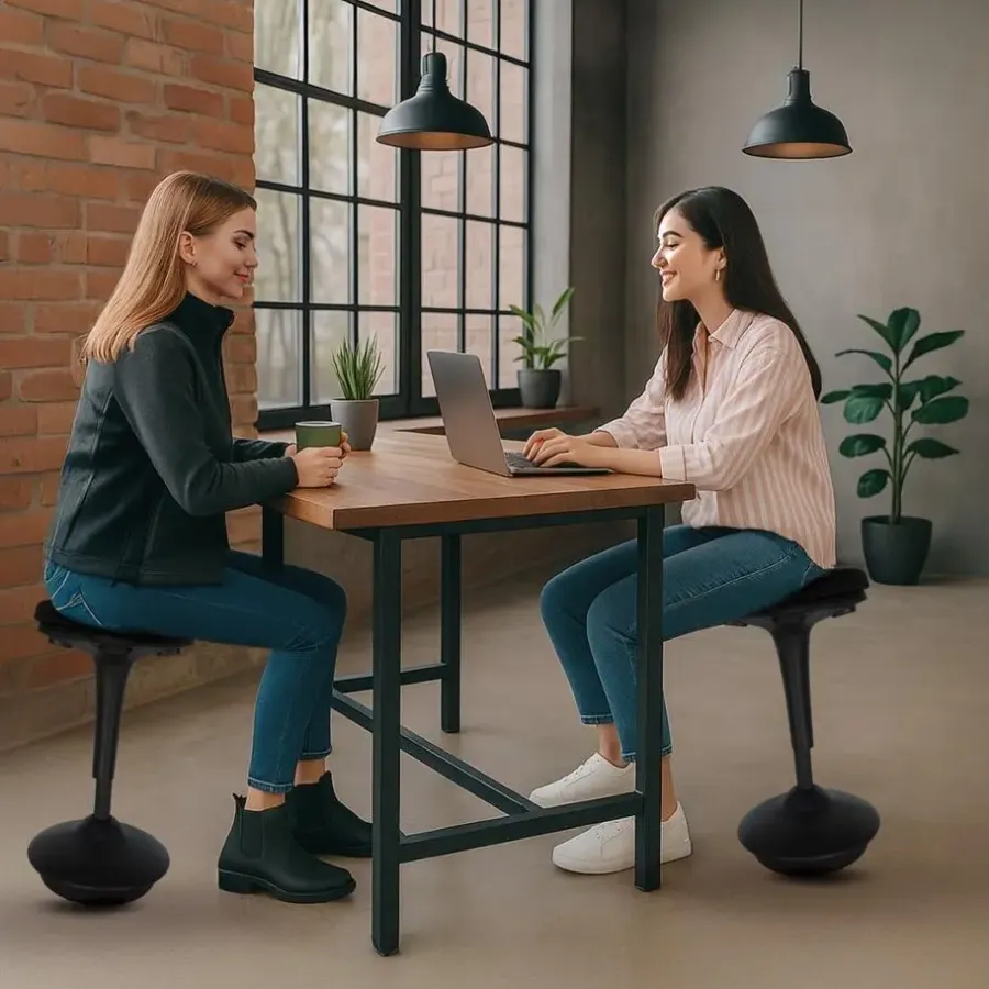 Sedero Ergonomische zit-sta kruk / wiebelkruk Base - Zwart