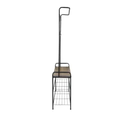 Kapstokken-Erro Kapstok met schoenenrek - 72x34x183cm