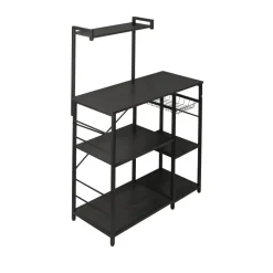 Erro Keukenrek - opbergrek keuken - 90x40x132cm - zwart