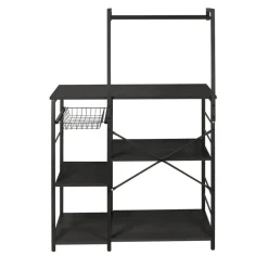 Erro Keukenrek - opbergrek keuken - 90x40x132cm - zwart