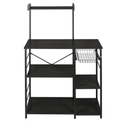 Erro Keukenrek - opbergrek keuken - 90x40x132cm - zwart