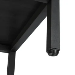 Erro Keukenrek - opbergrek keuken - 90x40x132cm - zwart