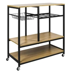 Trolleys-ERRO Keukentrolley op wieltjes - keukenrek - 80x40x85cm