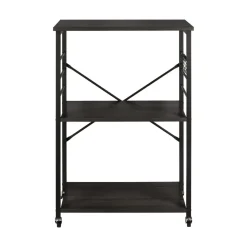 Erro Serveerwagen - keukentrolley - 60x40x89 cm - zwart