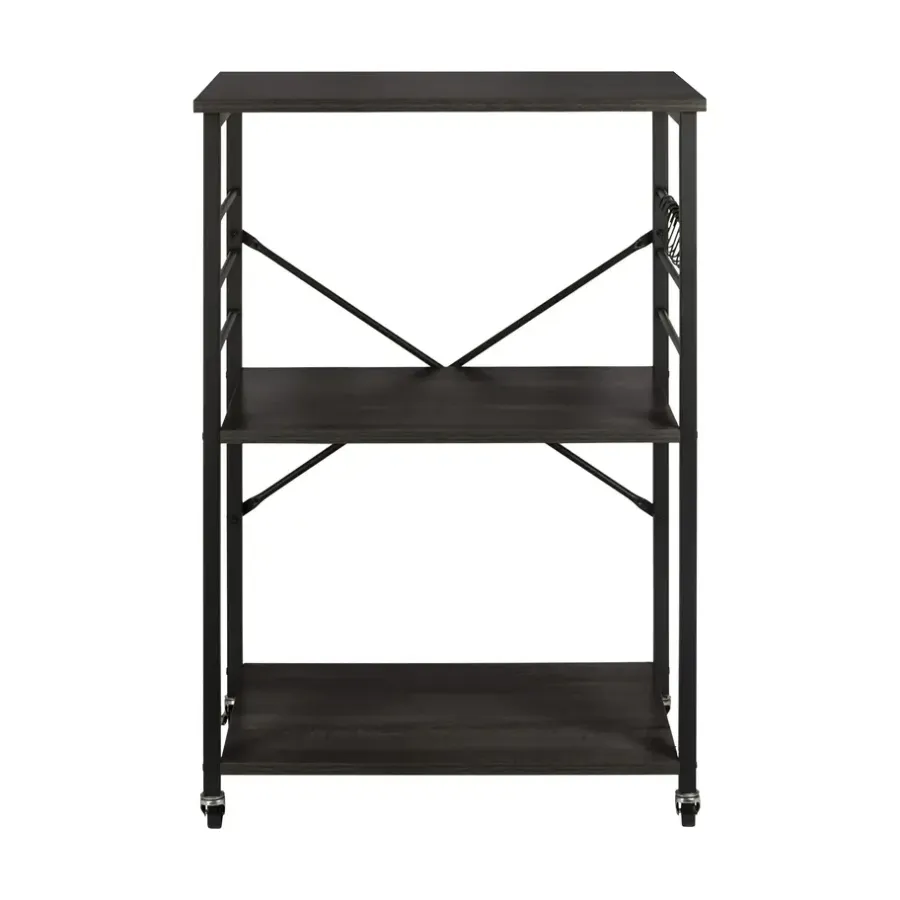 Erro Serveerwagen - keukentrolley - 60x40x89 cm - zwart