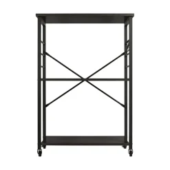 Erro Serveerwagen - keukentrolley - 60x40x89 cm - zwart